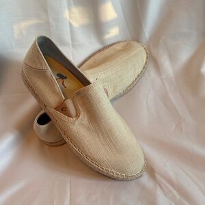 OluKai Light Tan Slip-On Loafers